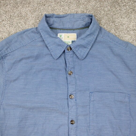 Exofficio Insect Shield Shirt Mens Medium Blue Cotton/Poly L/S Repellent Apparel - Picture 5 of 15